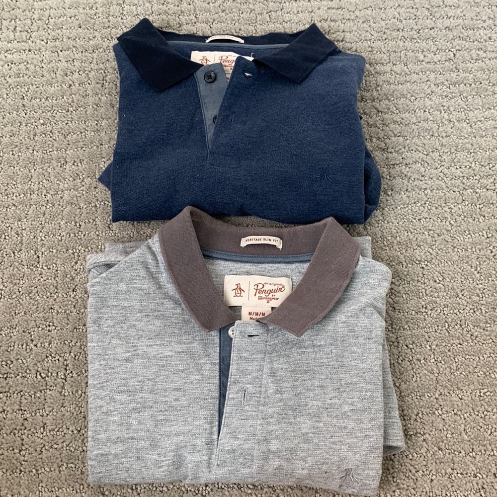 2 polo shirts for men selling together
